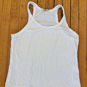 Buck Mason Pima Slim Tank - White